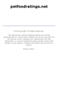 Mobile Screenshot of petfoodratings.net