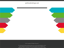 Tablet Screenshot of petfoodratings.net