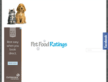 Tablet Screenshot of petfoodratings.org